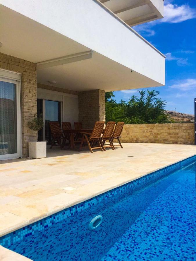 Villa Antea - Modern House With Pool Pag Town Eksteriør bilde